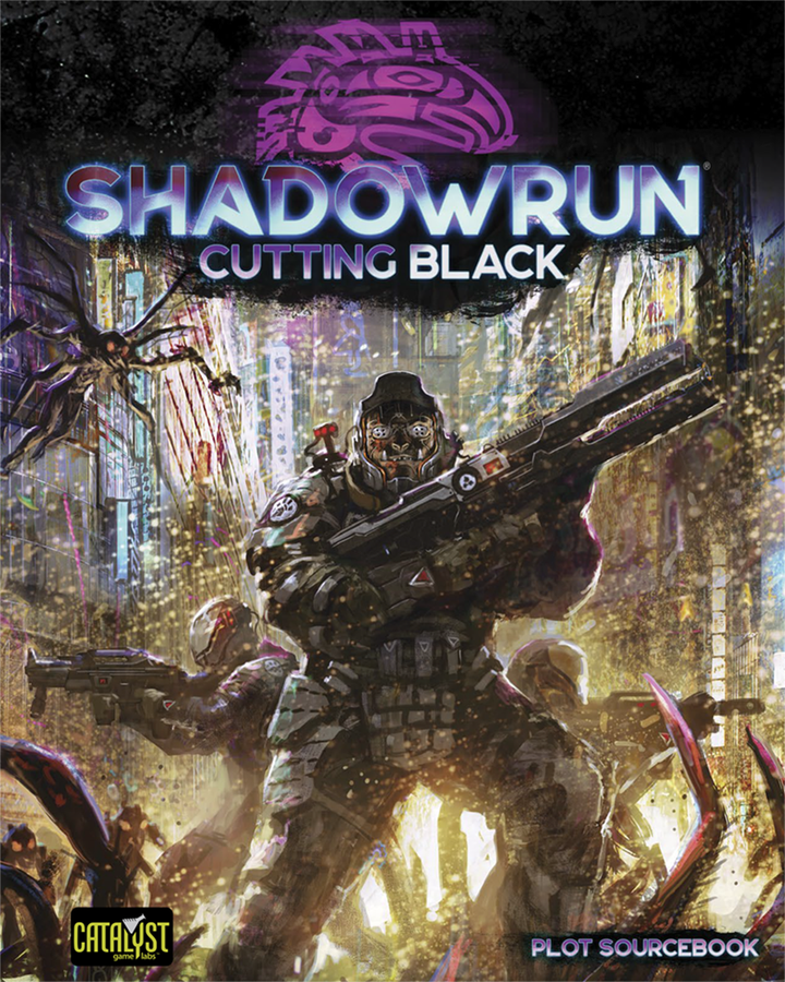 Shadowrun 6E Cutting Black Role Playing Games Catalyst Game Labs   