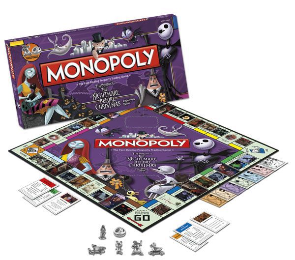 Monopoly: Nightmare Before Christmas Collector's Edition Board Games USAopoly