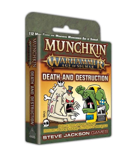 Munchkin Warhammer Age of Sigmar – Death and Destruction Card Games Steve Jackson Games   