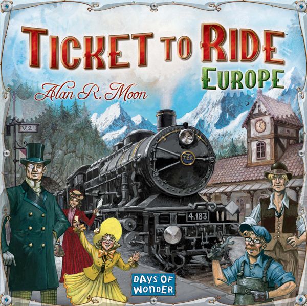 Ticket to Ride: Europe Board Games Asmodee TTR Europe