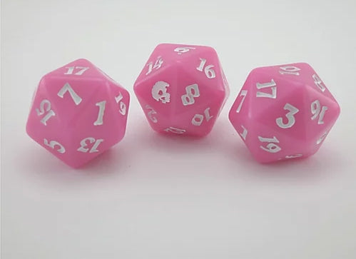 Black Oak Workshop Pink Dice of Death Single D20  Other   