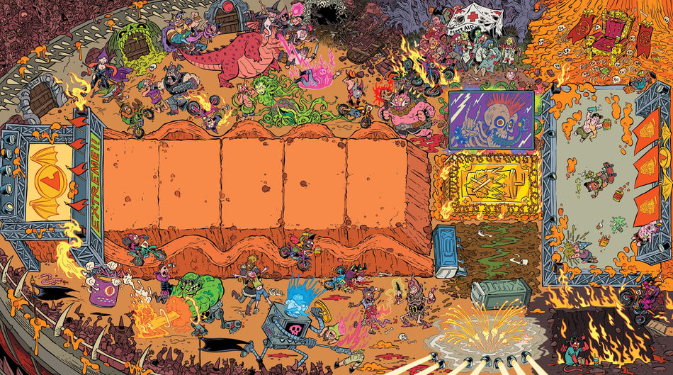 Epic Spell Wars Annihilageddon 2 Playmat Supplies Cryptozoic Entertainment   