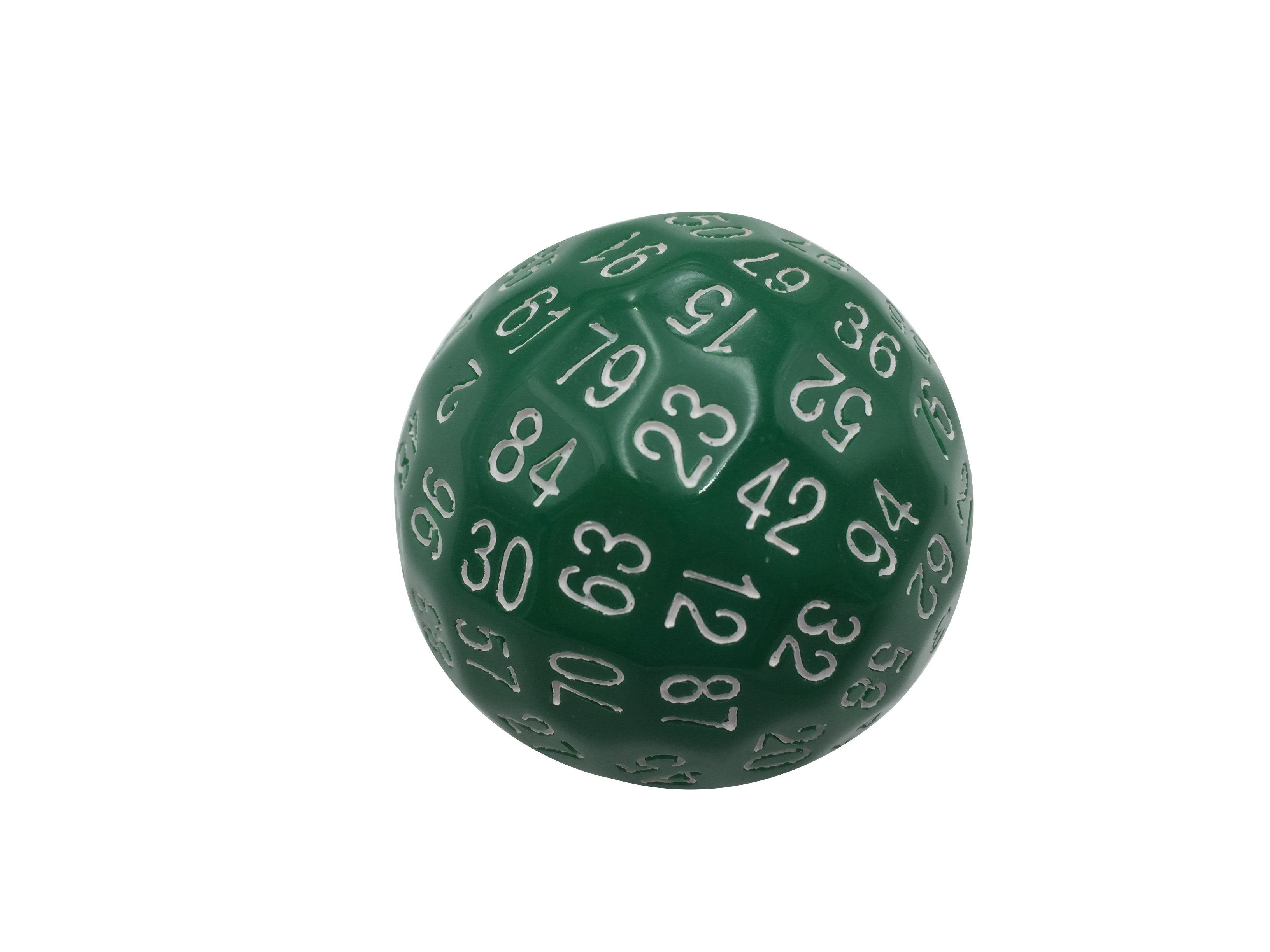 Single D100 Green Dice Other