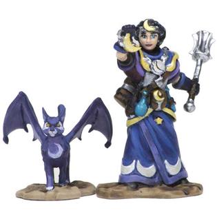 WizKids Wardlings: Girl Cleric & Winged Cat Miniatures WizKids   