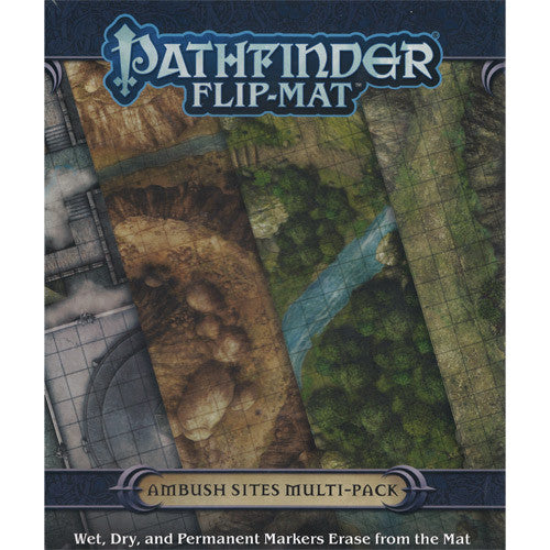 Pathfinder Flip Mat Ambush Sites Multi-Pack RPG Maps Paizo   