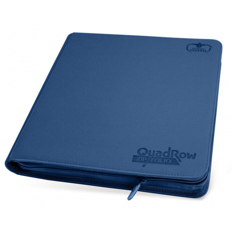 Ultimate Guard 12pkt QuadRow Zipfolio Binder Dark Blue (10344) Supplies Ultimate Guard   
