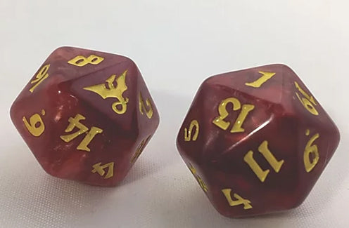 Black Oak Workshop Dragon Red/Yellow Single D20  Other   