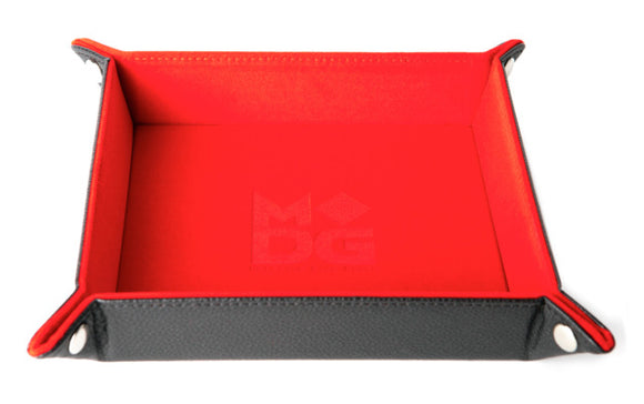 Metallic Dice Games Red Velvet Leather Folding Dice Tray Home page FanRoll   