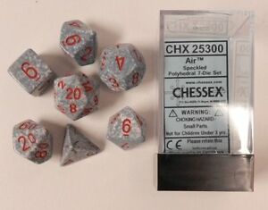 Chessex Speckled Air 7ct Polyhedral Set (25300) Dice Chessex   