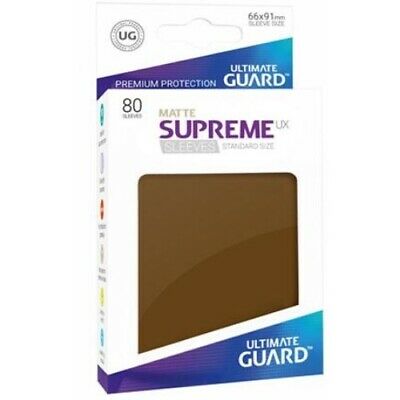 Ultimate Guard 80ct Standard Supreme UX Matte Sleeves Brown (10567) Home page Ultimate Guard   