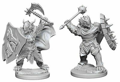 D&D Nolzur's Marvelous Unpainted Miniatures: Dragonborn Male Paladin Miniatures WizKids   
