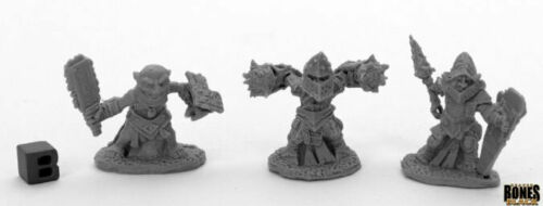 Reaper Miniatures Bones Black Bloodstone Gnome Warriors 3p (44041) Home page Other   