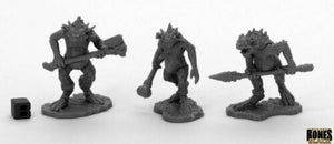 Reaper Miniatures Bones Black Trogolodytes 3p (44046) Home page Other   