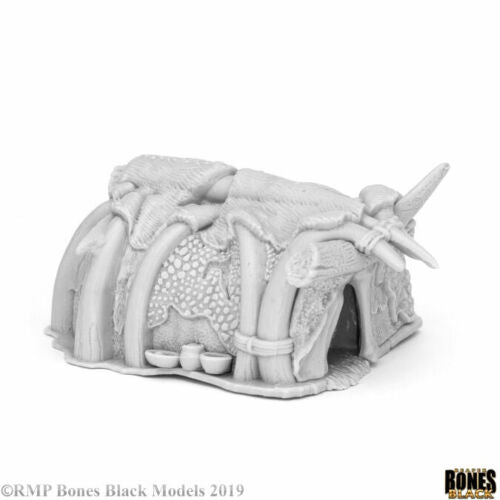 Reaper Miniatures Bones Black Runehorn Hut (44087) Miniatures Reaper Miniatures   
