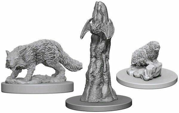 Pathfinder Deep Cuts Unpainted Miniatures: Familiars Miniatures WizKids