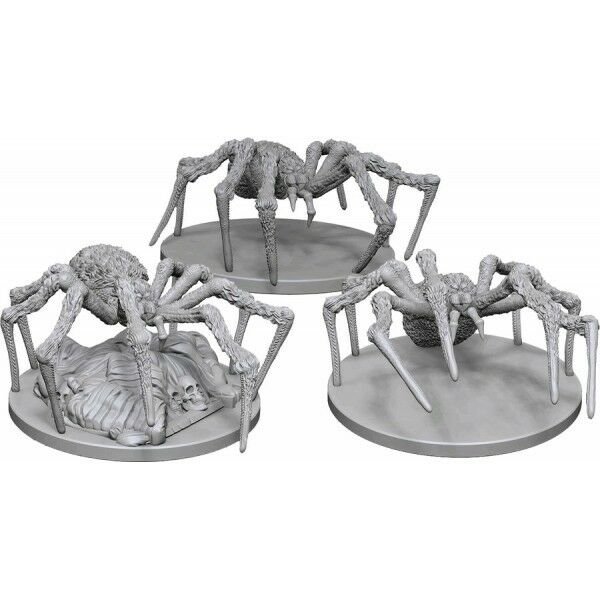 D&D Nolzur's Marvelous Unpainted Miniatures: Spiders Miniatures WizKids   
