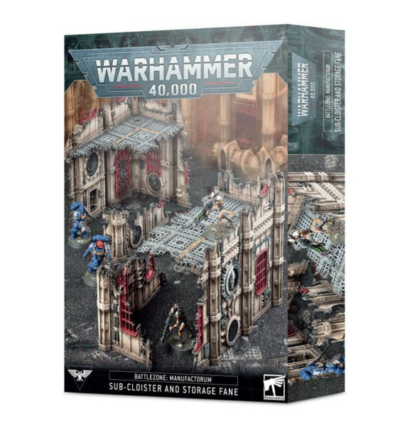 Warhammer 40K Battlezone Manufactorum Sub-Cloister & Storage Fane Miniatures Games Workshop   