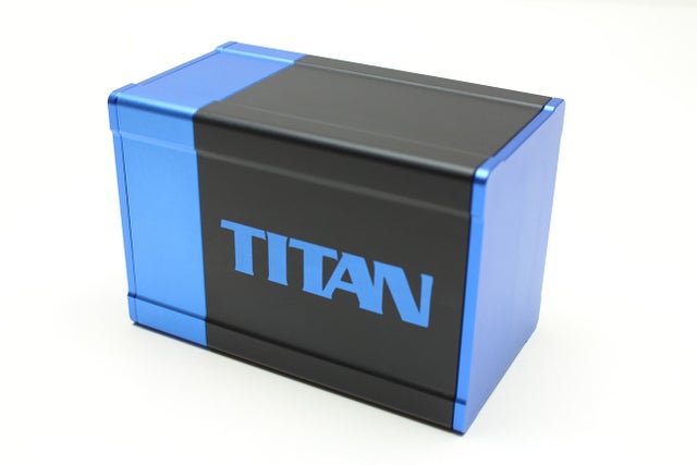 Box Gods Titan Metal Deck Box Blue & Black  Other   