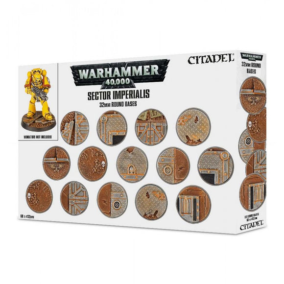 Warhammer 40K Sector Imperialis 32mm Round Bases Home page Games Workshop   