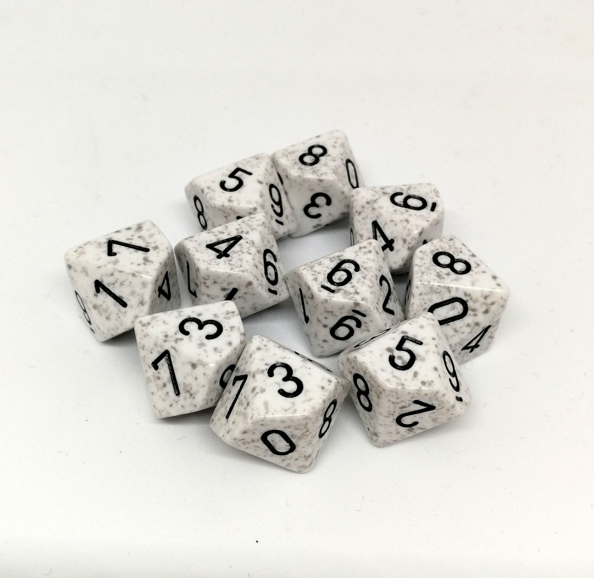 Chessex Speckled Arctic Camo 10ct D10 Set (25111) Dice Chessex   