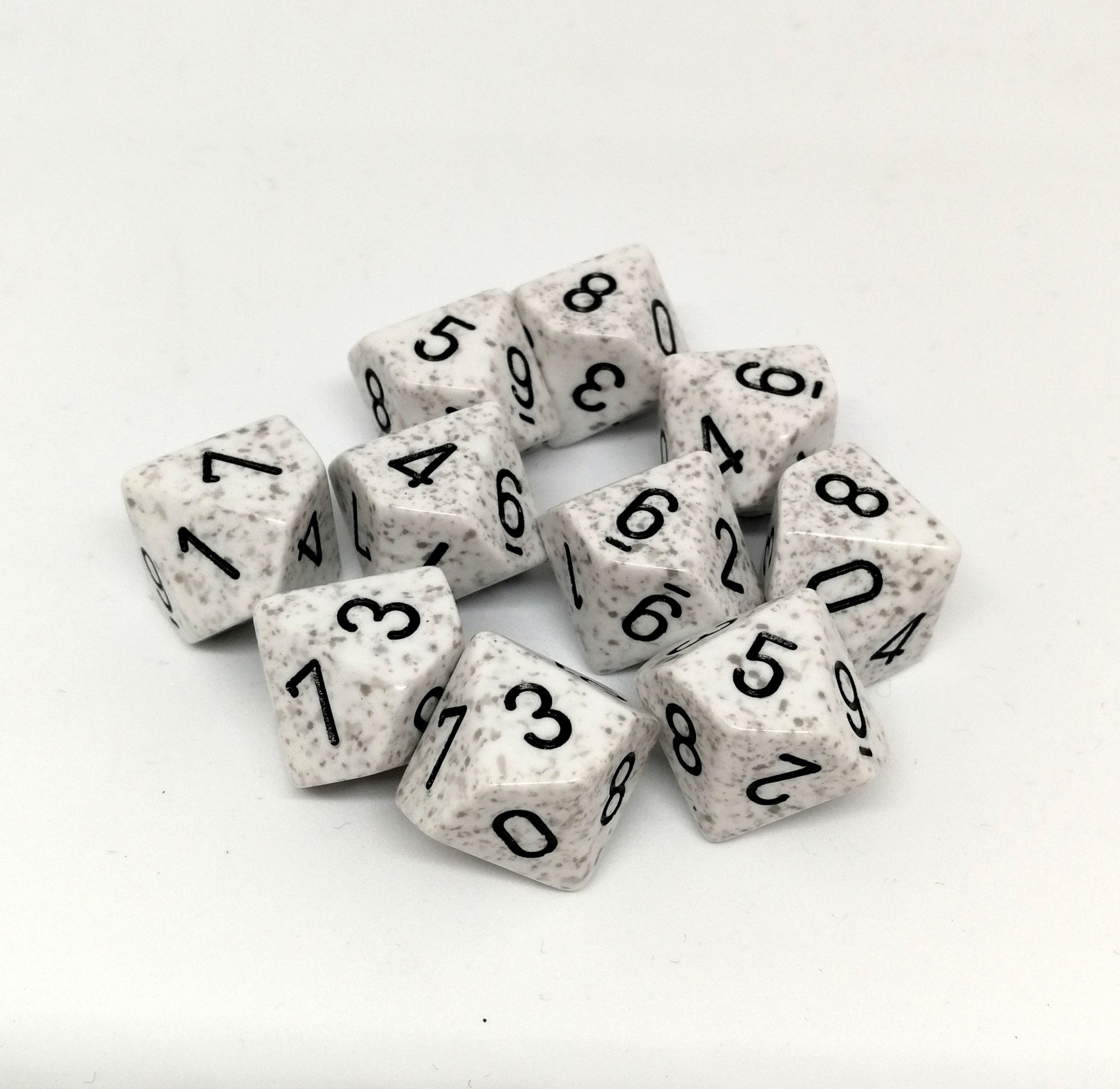 Chessex Speckled Arctic Camo 10ct D10 Set (25111) Dice Chessex   