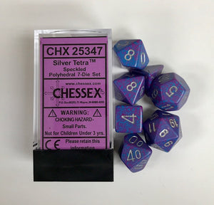 Chessex Speckled Silver Tetra 7ct Polyhedral Set (25347) Home page Other   