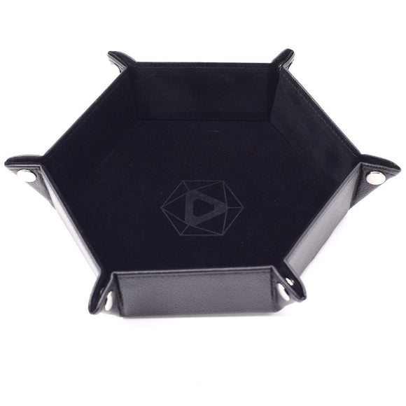 Die Hard Dice Hex Folding Dice Tray Black Home page Other   