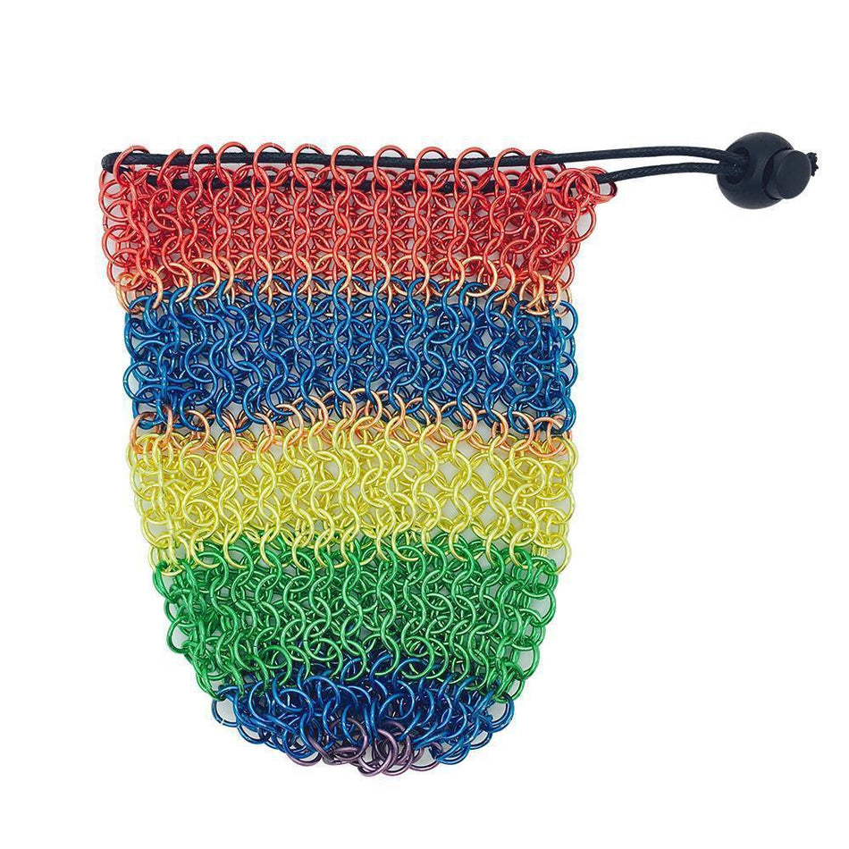 Norse Foundry Chainmail Dice Bag Rainbow Supplies Norse Foundry