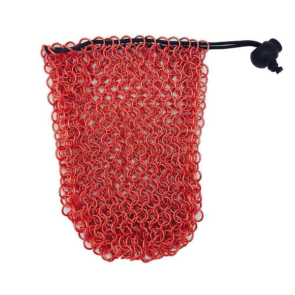 Norse Foundry Chainmail Dice Bag Red Home page Norse Foundry   