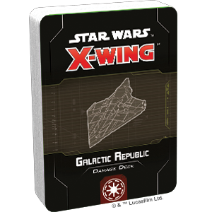 Star Wars X-Wing 2nd Edition: Galactic Republic Damage Deck Miniatures Atomic Mass Games   
