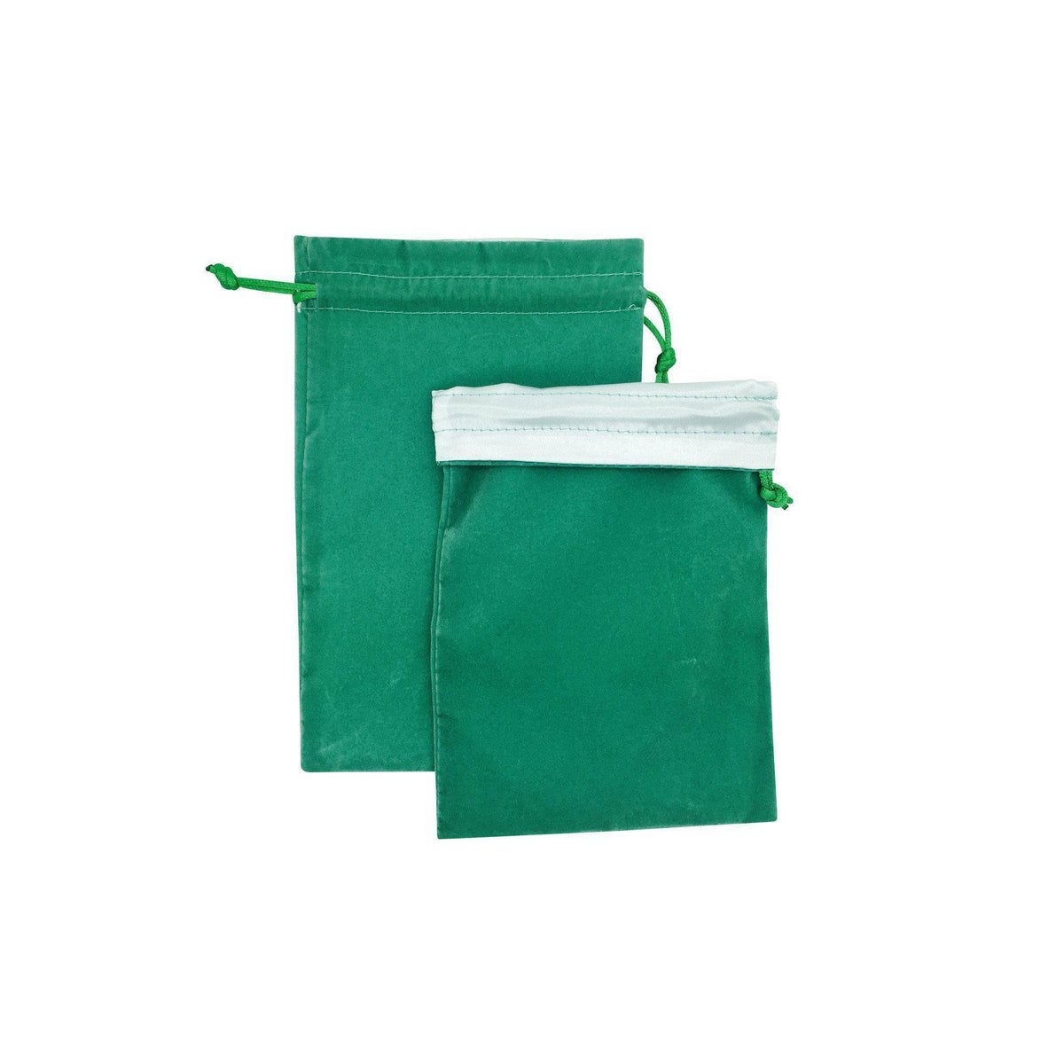 Norse Foundry Velvet Dice Bag - Teal w/ Silver Satin Dice Norse Foundry