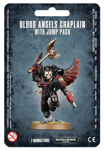 Warhammer 40K Blood Angels: Chaplain with Jump Pack Home page Games Workshop   