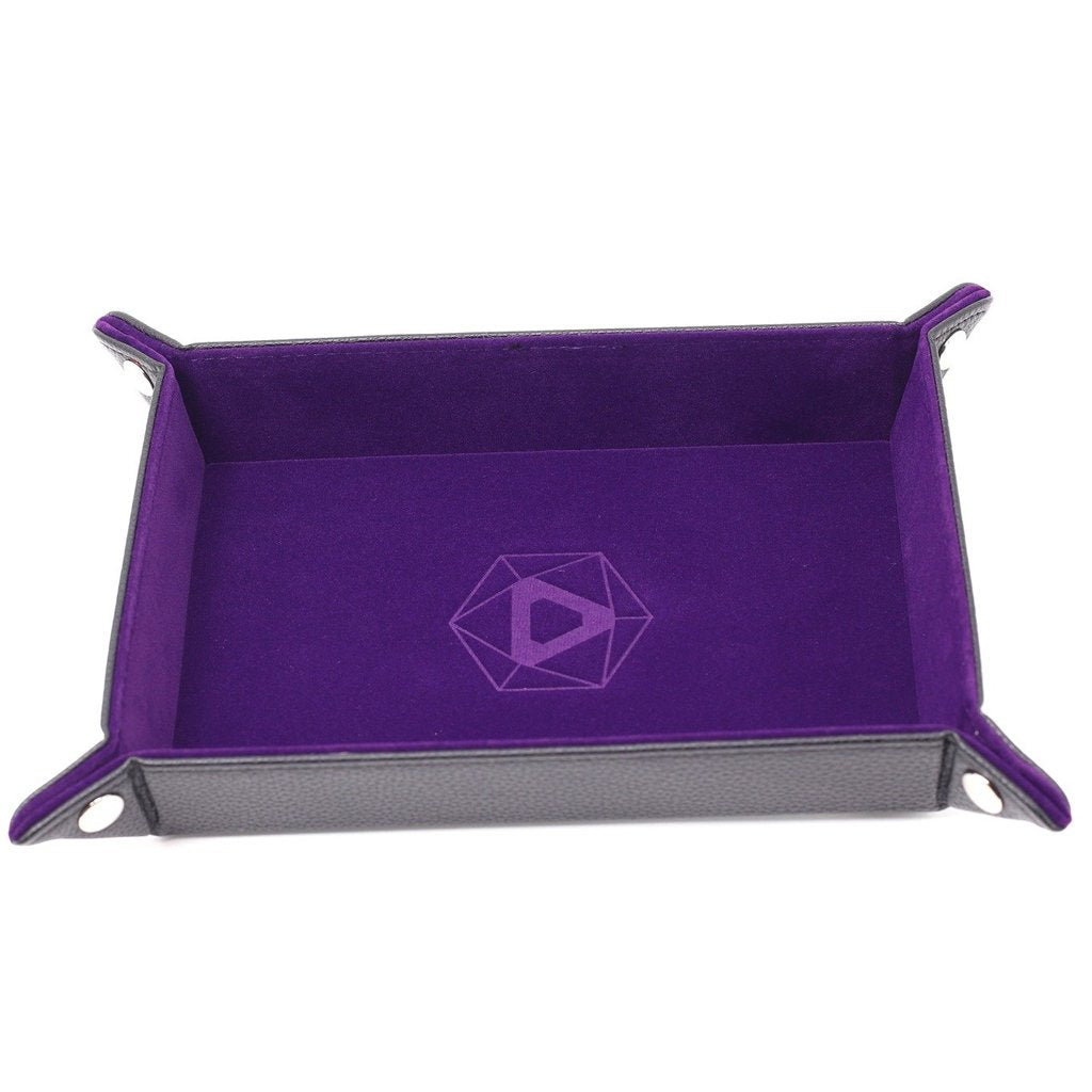 Die Hard Dice Rectangular Folding Dice Tray Purple Dice Die Hard Dice