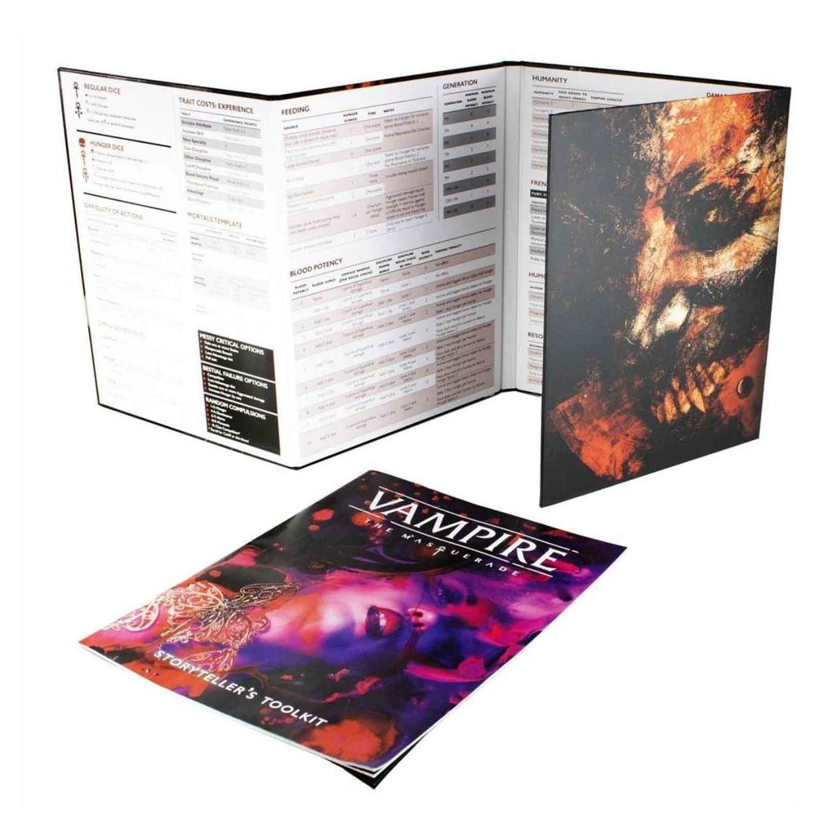 Vampire the Masquerade: Storyteller's Toolkit 5th Edition Role Playing Games Renegade Game Studios   