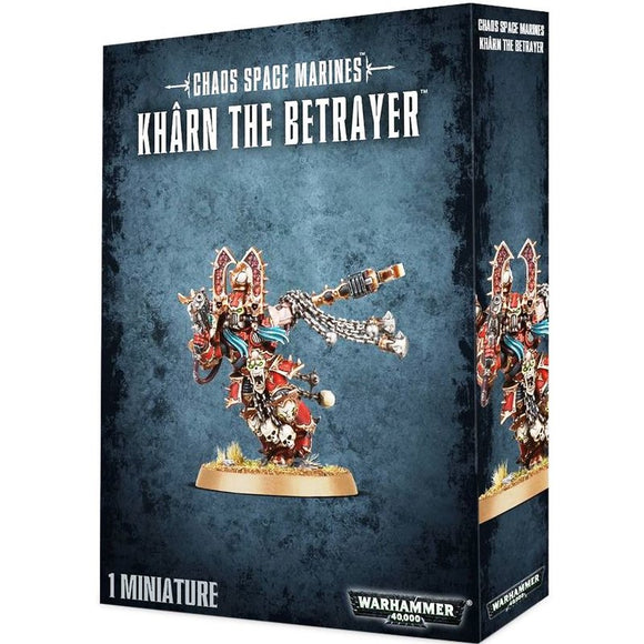 Warhammer 40K Chaos Space Marines: World Eaters Kharn the Betrayer Home page Games Workshop   