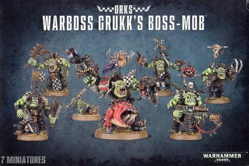 Warhammer 40K Orks: Warboss Grukk's Boss Mob Miniatures Games Workshop   