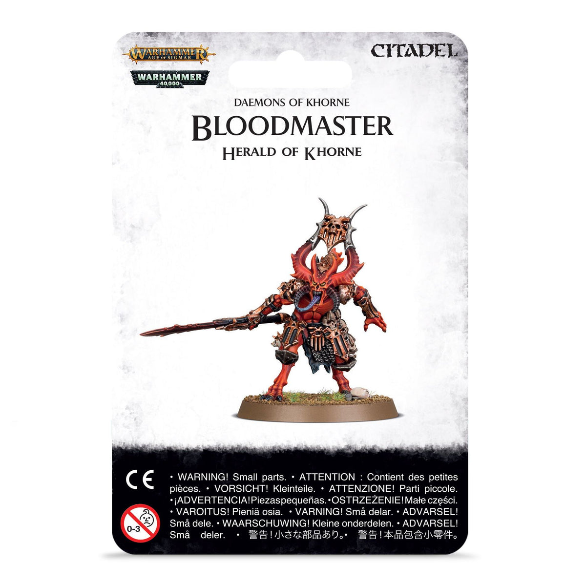 Age of Sigmar Daemons of Khorne: Bloodmaster, Herald of Khorne Miniatures Games Workshop   