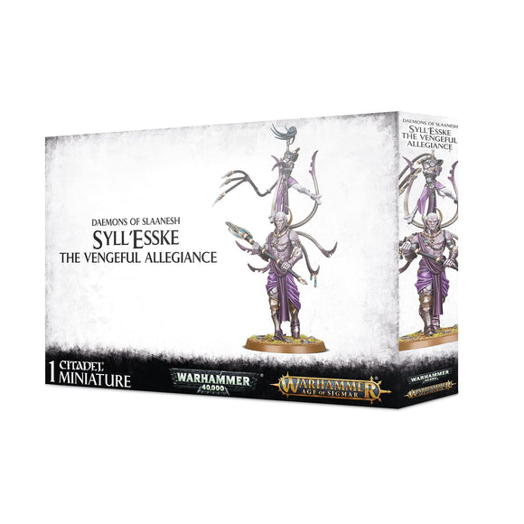 Age of Sigmar Daemons of Slaanesh: Syll'Esske, the Vengeful Allegiance Miniatures Games Workshop   