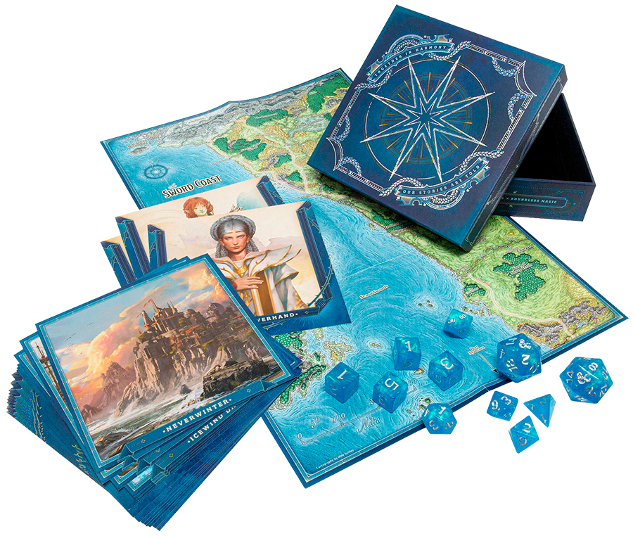 D&D 5e Forgotten Realms Laeral Silverhand's Explorer's Kit Dice Wizards of the Coast
