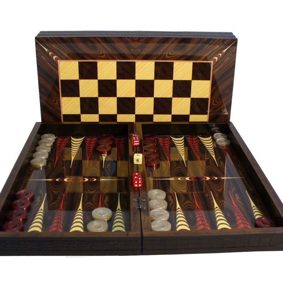 Backgammon Set: 16.5" Elegance Set Board Games Other