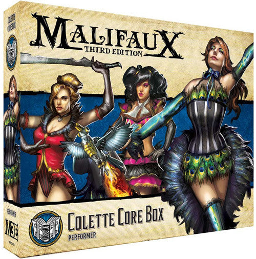 Malifaux 3e Arcanists Performer Colette Core Box Miniatures Wyrd Games