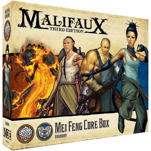 Malifaux 3e Ten Thunders/Arcanists Foundry Mei Feng Core Box Miniatures Wyrd Games