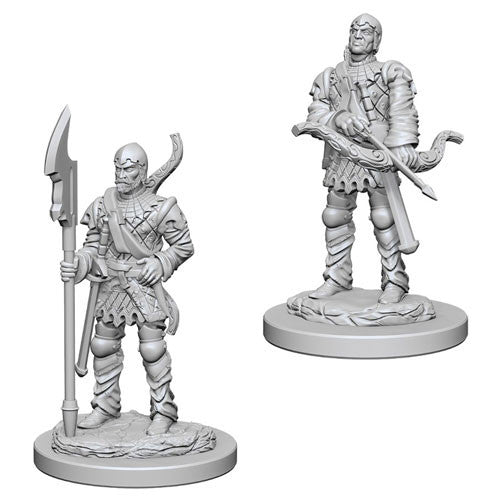 Pathfinder Deep Cuts Unpainted Miniatures: Town Guards Miniatures WizKids   