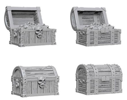 Pathfinder Deep Cuts Unpainted Miniatures: Chests Miniatures WizKids   