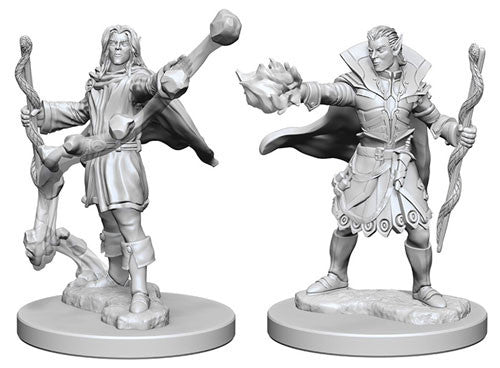 Pathfinder Deep Cuts Unpainted Miniatures: Elf Male Sorcerer Miniatures WizKids   