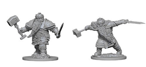 D&D Nolzur's Marvelous Unpainted Miniatures: Dwarf Male Fighter (72616) Miniatures WizKids   