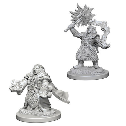D&D Nolzur's Marvelous Unpainted Miniatures: Dwarf Female Cleric Miniatures WizKids   