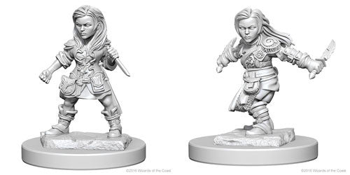 D&D Nolzur's Marvelous Unpainted Miniatures: Halfling Female Rogue Miniatures WizKids   