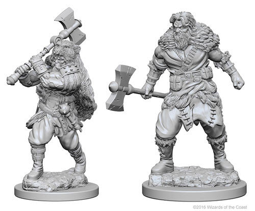 D&D Nolzur's Marvelous Unpainted Miniatures: Human Male Barbarian (72643) Miniatures WizKids   