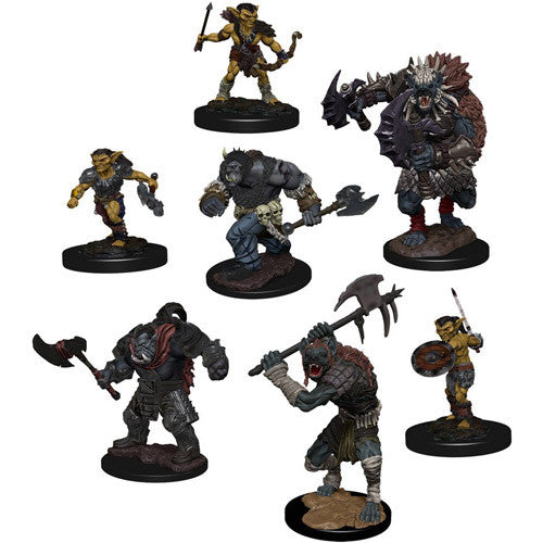 Dungeons & Dragons Fantasy Miniatures: Icons of the Realms Monster Pack - Village Raiders Miniatures WizKids   